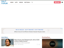 Tablet Screenshot of dalitforum.com